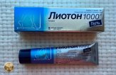 Лиотон 1000 гель-инструкция по применению, цена, отзывы, аналоги