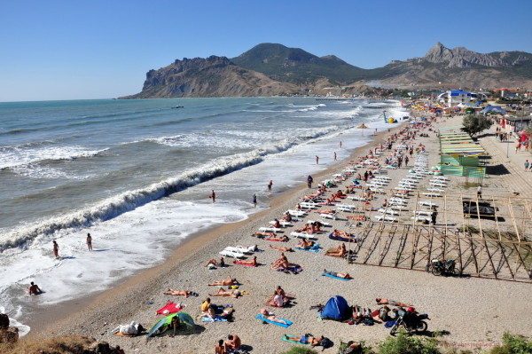 Koktebel nudistskyi plyag
