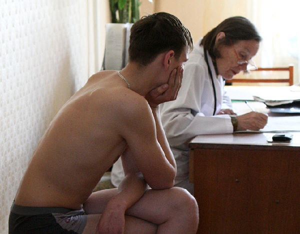 На приёме в КВД