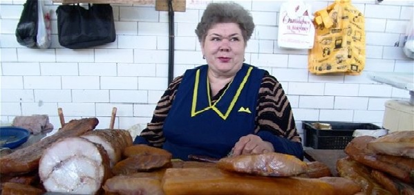 Продавец рыбы