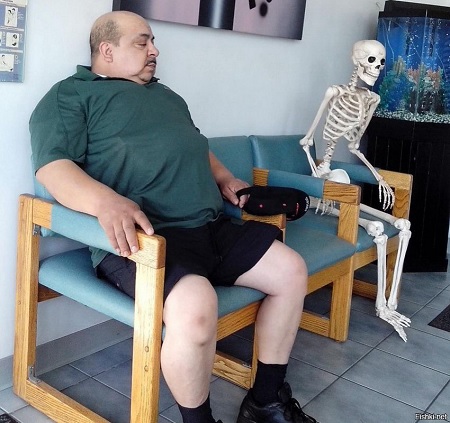 Толстяк и скелет