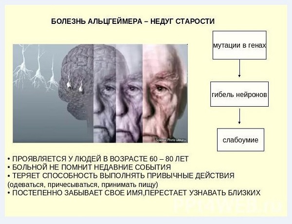 Причины болезни Альцгеймера