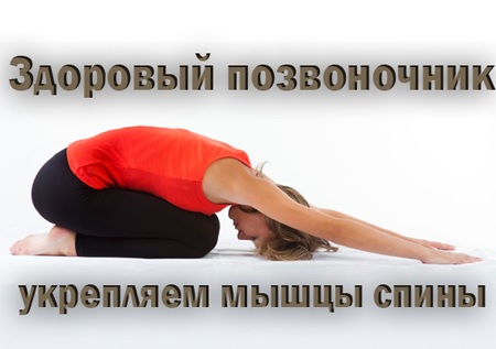 Упражнения для укрепления поясничного отдела позвоночника