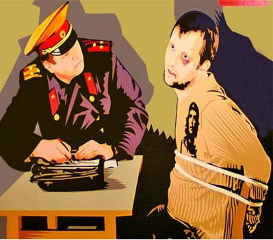 Допрос в милиции