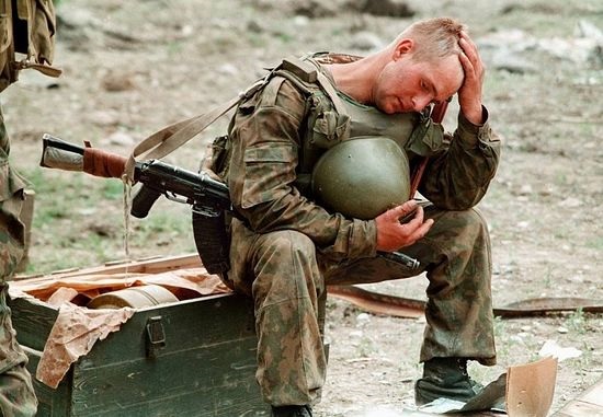 Усталый боец