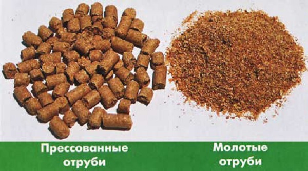 Виды отрубей