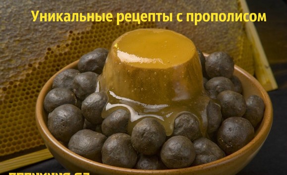 Уникальные рецепты с прополисом