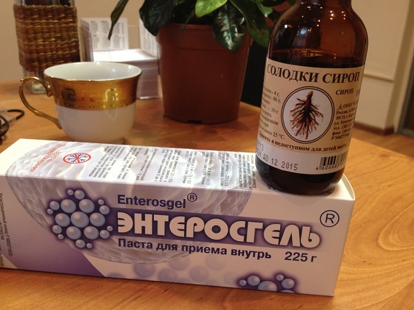 Энтеросгель и солодка