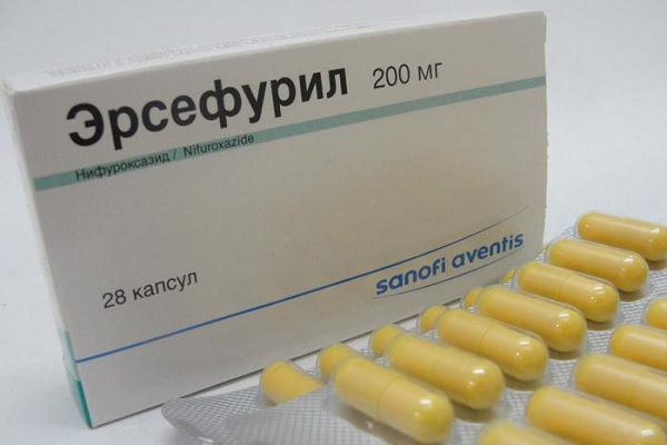 Капсулы эрсефурил от диареи