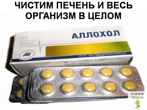 Очищение аллохолом организма