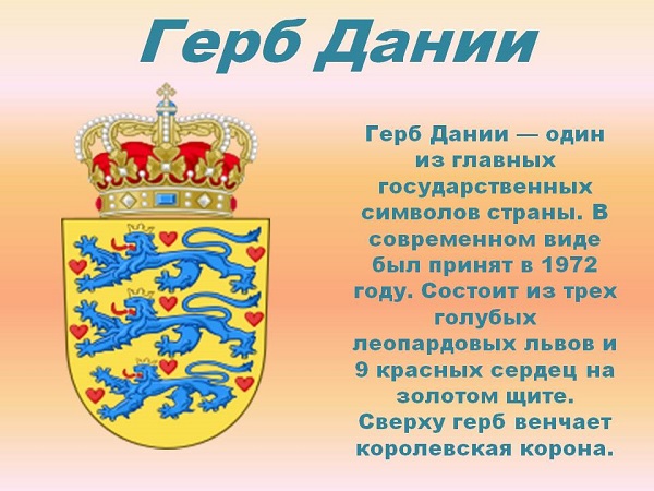 Герб Дании