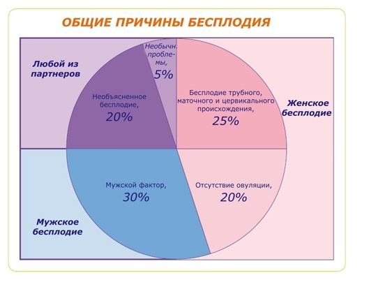 Общие причины бесплодия