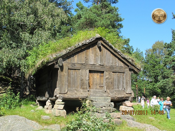 Дом с травяной крышей
