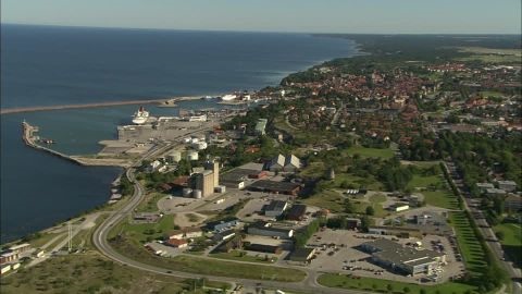 Город Визби на острове Готланд