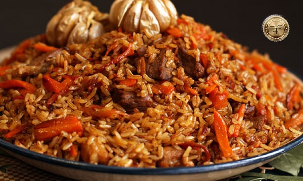 плов на настое луковой шелухи