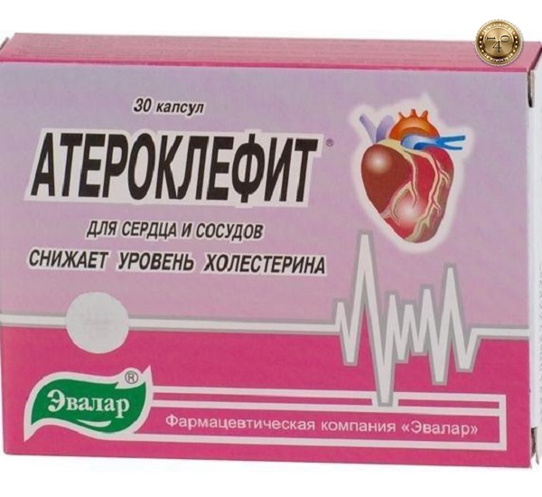 упаковка атероклефита в 30 капсул