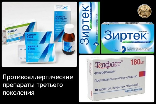 третье поколение препаратов от аллергии