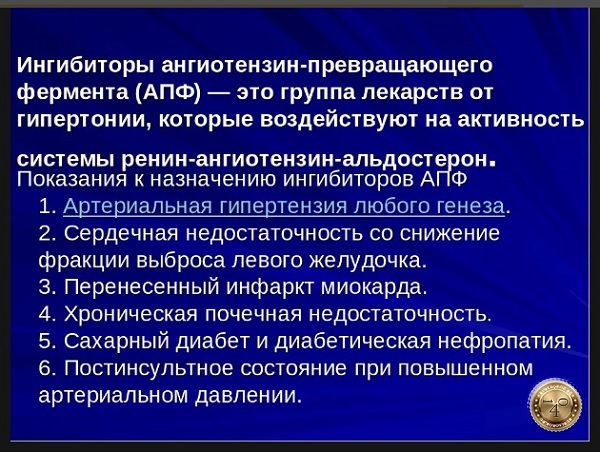 ингибиторы ангиотензин