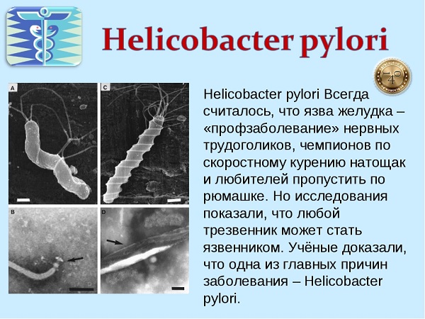 причина проблем с желудком