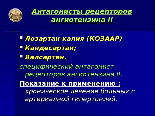 антагонисты рецепторов ангиотензина II