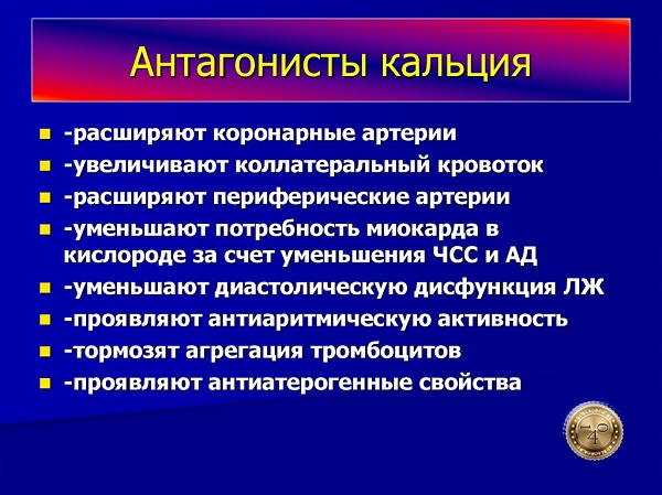 антагнисты кальция