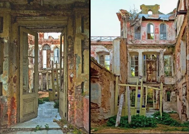 Внутри дома